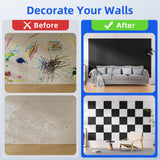 12 Pack Acoustic Panels with Self Adhesive, 12" X 12" X 0.4" High Density Sound Proof Foam Panels for Walls, Soundproof Wall Panels, Brick Sound Absorbing Panels for Home Studio Office Decor - Black NEPIS