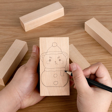 7 Pcs Basswood Carving Blocks,Wood Carving Blocks Set,2 Different Size Whittling Wood Blocks for Craft Carving Wooden Blocks,4x1x1 and 4x2x2 Inch Bass Wood, for Wood Carving Wood Crafts SOKOSEY