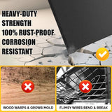 71.2''H Garage Shelving, 2500LBS Heavy Duty Shelvings, Adjustable Garag Storage Shelves, 5 Tier Metal Shelving Unit Wood Storage System Utility Storage Rack for Industrial, Warehouse, Basement KILISTEELS