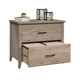 Sauder Summit Station 2-Drawer Lateral File Cabinet, L: 33.86" x W: 20.87" x H: 29.02", Laurel Oak Sauder