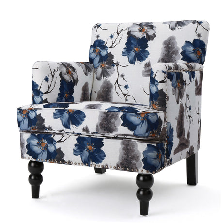 Christopher Knight Home Boaz Fabric Club Chair - Floral Print Christopher Knight Home