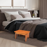 Wooden Step Stool for Adults,9.1''High One Step Stool for High Bed/Kitchen Riser,550 Lbs Beside Step Stool for Elderly Kids-Sturdy/Durable Footstool,Nonslip Stepping Stool for Bedroom/Kitchen/Bathroom HouseJoy