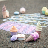 Melissa & Doug Ice Cream & Cake Chalk Set Arts And Crafts For Kids, Sidewalk Chalk For Kids Ages 3+ Melissa & Doug