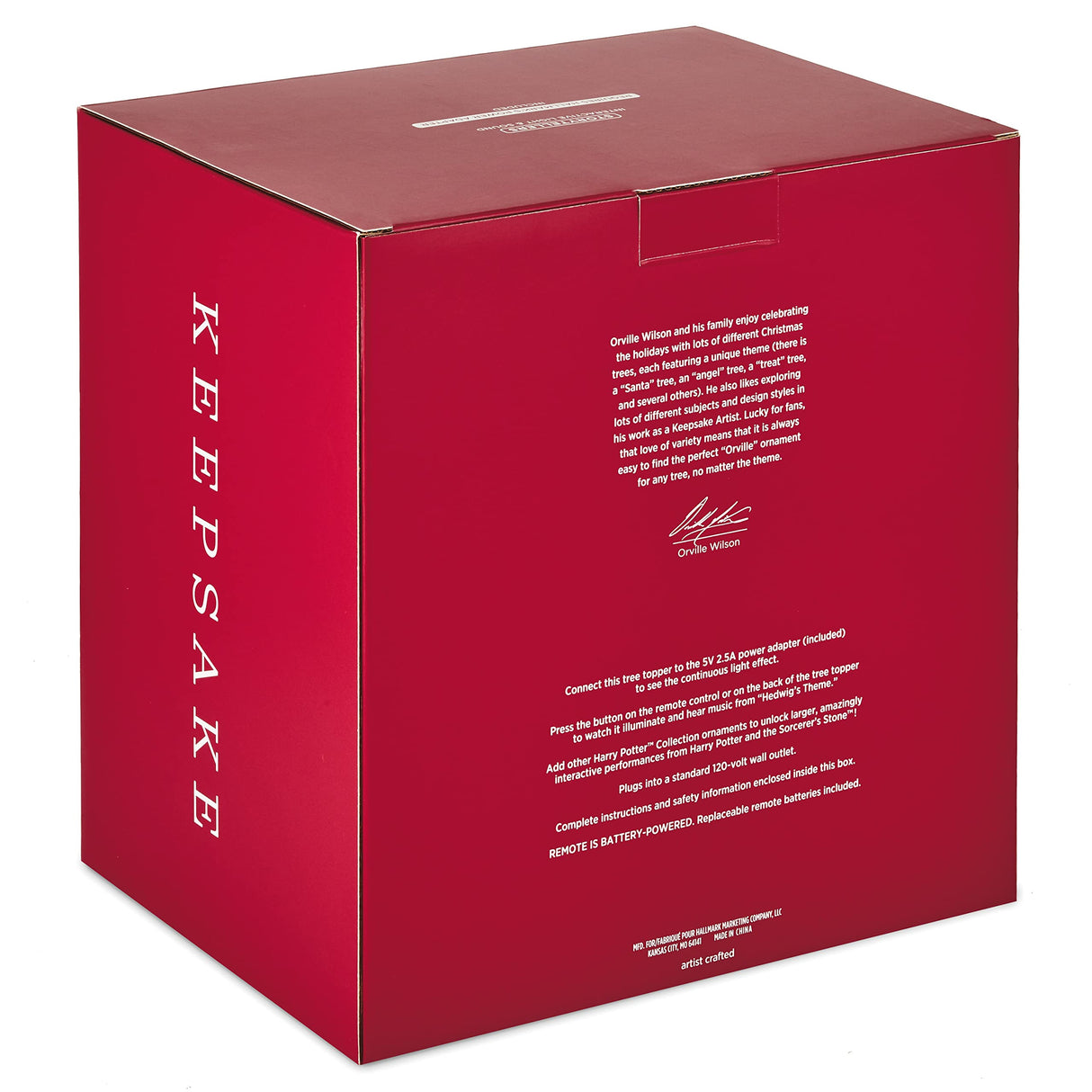 Hallmark Keepsake 2020, Harry Potter Collection Hogwarts Castle Storytellers Musical Christmas Tree Topper With Light Hallmark Keepsake