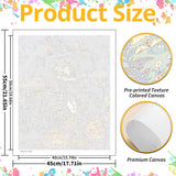 Hallloween Paint by Numbers for Adult, Skull Paint by Numbers Kit for Adults Beginners, DIY Acrylic Painting on Canvas for Home Wall Art Decor(16x20Inch Mandun