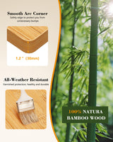 GarveeTech 60 Inch Work Bench with Wheels, 2200 LBS Capacity Solid Wood Top Worktable with Stable Steel Frame, 10 Level Adjust Height Work Station with Power Outlets, for Garage, Shop, Home, Office GarveeTech