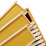 Honey Keeper 10 Assembled Beehive Frames with Waxed Natural Foundations for Beekeeping, 6-1/4 inch Honey Keeper
