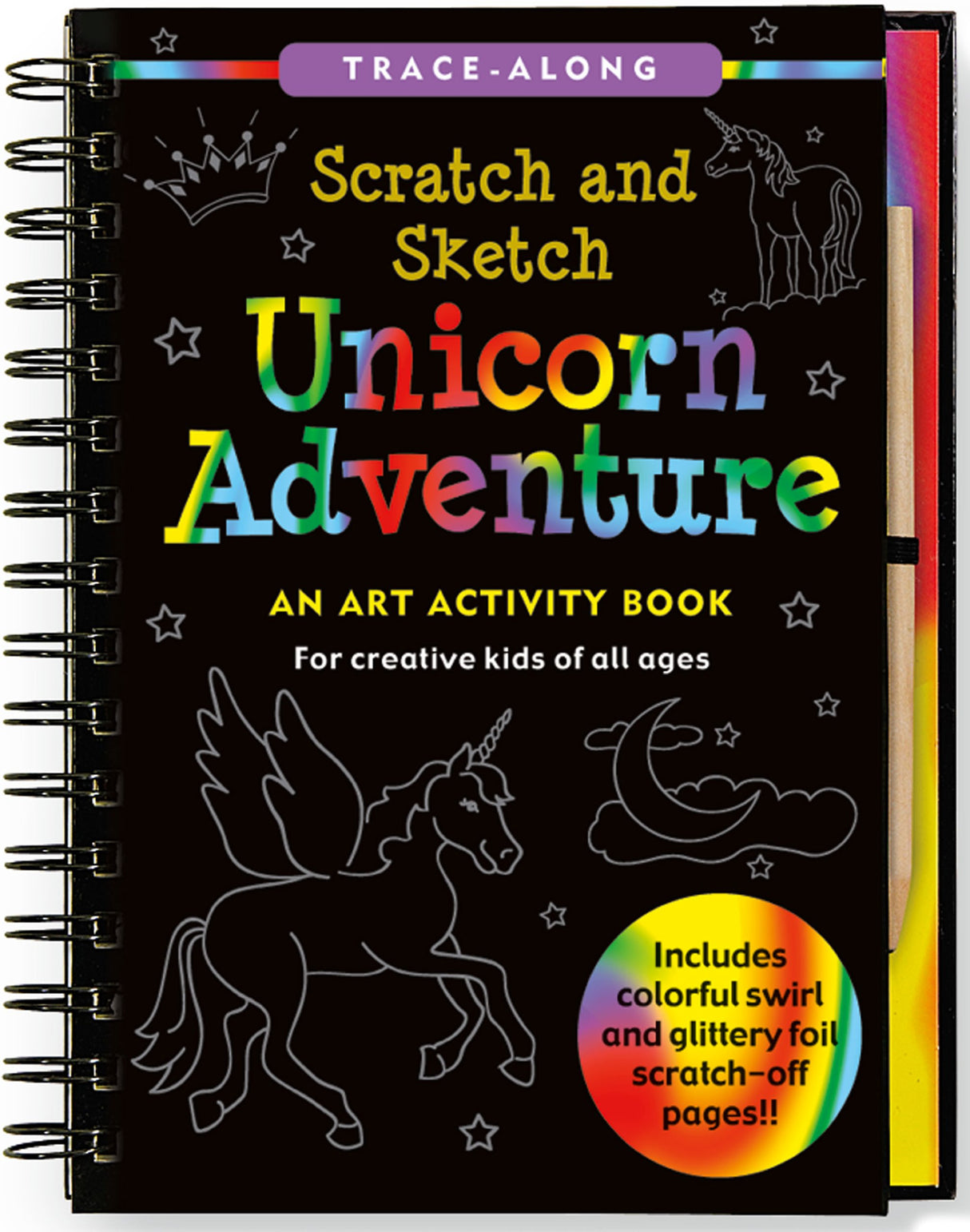 Unicorn Adventure Scratch and Sketch: An Art Activity Book for Creative Kids of All Ages PETER PAUPER PRESS