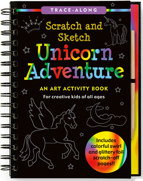 Unicorn Adventure Scratch and Sketch: An Art Activity Book for Creative Kids of All Ages PETER PAUPER PRESS