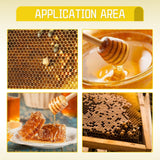 Vkinman 30pcs Beeswax Sheets Beehive Wax Foundation Sheets Natural Beeswax Honeycomb Sheets for Beekeeping Candle Making Vkinman