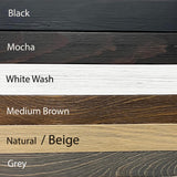 Joel's Antiques - 72 Inch Wooden Floating Shelves for Wall - Made of Natural Wood - Long Heavy Duty Rustic Fireplace Mantel & Book Shelf - Perfect for Living Room - Black 72x8x2 Inches joelsantiques