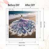 Diamond art Painting Kit, 5D DIY Beach beauty, Special Shape Crystal Artificial Diamond Partial Mosaic Handicraft for Beginners, Wall Decor Art For Bedroom, Office, Living Room, Christmas Gift MVVMTOP