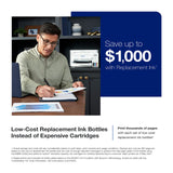 Epson EcoTank ET-4850 Wireless All-in-One Cartridge-Free Supertank Printer with Scanner, Copier, Fax, ADF and Ethernet – The Perfect Printer Office - White, Medium Epson