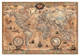 Educa Antique World Map 1000-Piece Puzzle, Brown, (15159) Educa