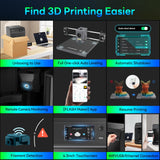 FLASHFORGE Adventurer 5M Pro 3D Printer with ASA CF Black 1kg FilaBees