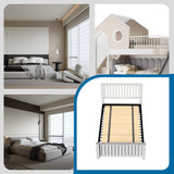 BBX-G Heavy Duty Thick Folding Box Spring, Mattress Supporting Wood Floor, Foldable Box Spring, Bed Support Slats, 60"x30" BBX-G