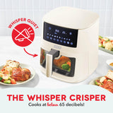 DASH 7qt Clear View Digital Air Fryer - Cream DASH