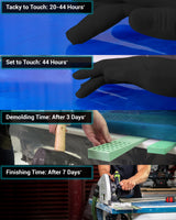 EcoPoxy FlowCast Deep Pour Epoxy Resin Kit - 1.59 Gal / 6L: UV/Yellowing Resistant, Bio-Based Resin | Water Clear Epoxy for River/Ocean Tables and Other Deep Casting Bubble Free Epoxy Projects EcoPoxy