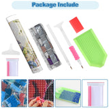 CEOVR Rose Diamond Art Kits for Adults, Flower 5D DIY Full Drill Diamond Painting Dots Gem Art, Adult Crafts Kits Arts and Crafts, Wall Decor for Home Office 12x16in CEOVR