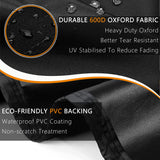 Kovshuiwe 3 Piece Outdoor Veranda Patio Garden Furniture Cover Set with 600D Oxford Fabric Durable and Water Resistant Fabric, Fit Outdoor Wicker Patio Furniture Sets/Rattan Chair Sets（only Cover） Kovshuiwe