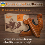 TESLYAR Gun Rack Wall Mount Hold Up Displays Horizontal Gun Rack and Shotgun Hooks Store Rifle Shotgun Bow Real Hardwood Hanger TESLYAR