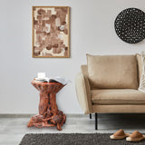 Rustic Azalea Tree Stump/Root End Table |Unique Wood Root Log Side Table |Reclaimed Primitive Tree Trunk Corner Accent Table |Round Natural Live Edge Coffee Table/Stool |Log Cabin Home Decor Furniture Aotea Crafts