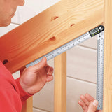 Neoteck 12 inch/30cm Stainless Steel Digital Angle Finder Protractor Ruler with Data Holding Function for Woodworking Construction Repairing Neoteck