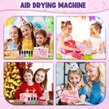 EULRGAUS Kids Nail Polish Set for Girls, 14PCS Nail Art Kit with Nail Dryer, Non Toxic Nail Polish kit and Fake Nails for Kids, Girl Toys Age 6-8, Halloween Christmas Birthday Gifts for Girls 8-12 EULRGAUS