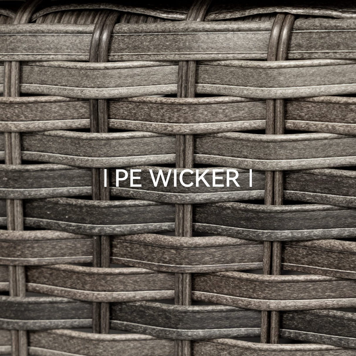 Joyside Outdoor Ottomans for Patio Set of 2 PE Wicker Steel Frame Outdoor Footstool with Removable Olefin Cushions for Garden, Patio, Backyard and Deck, Blue Joyside