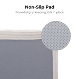 LIKIMIO 71" Loveseat Sofa in a Box - Plush Corduroy Deep Seat Couch, No Assembly Required, Space-Saving Design for Compact Living Room, Apartment, Home Office, Beige LIKIMIO