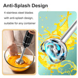 Immersion Blender, Vospeed 1000 Watt 4-in-1 Hand Blender with Chopper, Whisk, 600ml Mixing Beaker, Electric Stick Blender with Two Speed Adjustable, Ergonomic handle, Detachable Vospeed