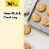 Wilton Recipe Right Small Non-Stick Baking Sheet, Cookie Sheet, 13.2 x 9.25-Inch, Steel Wilton