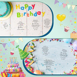 Watersay 240 Pcs Birthday Selection Peelable Stickers for Birthday Card Making Peelable Stickers for Adults Verses and Sentiments DIY Card Making Accessories Decoration Watersay