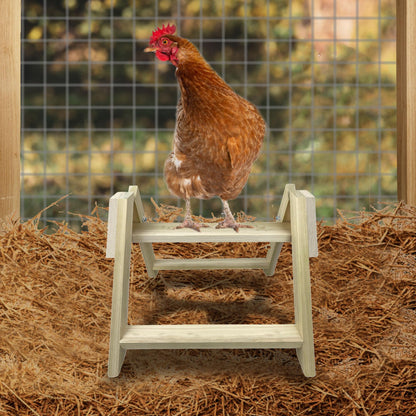 Chicken Roosting Perch Bird Stand Made in The USA! Roost Toys and Accessories for Coop Heavy Duty Solid Handcrafted Wood Construction for Birds Hens Chook Pollos Gallinas Chicks