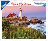 White Mountain Puzzles Maine Lighthouse - 1000 Piece Jigsaw Puzzle White Mountain