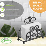 EcoQuality White Low Fold Dispenser Napkins,400/pack 1-Ply, 3 1/2 x 5 in, Dispenser Napkin Refill, Everyday Napkins, Perfect for Restaurants, Diners, Bodegas & Home EcoQuality