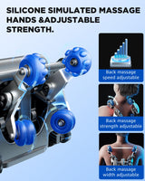 Oversize 4D Massage Chair Full Body Zero Gravity Massage Recliner Chair SL Track O2 Ionizer Motorized Extension Calf Kneading Massage Yoga Stretch Back Heating 20 Modes Space Saving AI Control Glossy CareTech