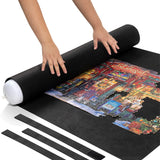 Tektalk Higher-Capacity Design with 6 Felt Sorting Trays, Jigsaw Puzzle Roll-up Mat in Delicate Packaging Box with Hand Pump, for Saving and Storing for 2000, 1500, 1000, 500 Jigsaw Puzzle Pieces Tektalk