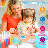 Mocoosy 20 Colors Magic Water Gel Kit for Kids, Aqua Fairy Water Elf Toy Kit with 20 Magic Gels & 16 Squishy Maker Molds, Squishy Making Kit Water Pets DIY STEM Toy Crafts Gifts for Boys Girls Mocoosy