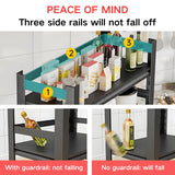 Notmise Kitchen Storage Shelves, Heavy Duty 5-Tier Kitchen Shelving, 63" H Metal Storage Unit with Adjustable Shelves, Free Standing Pantry Organization Shelf, for Kitchen, Pantry and Garage, Black Notmise