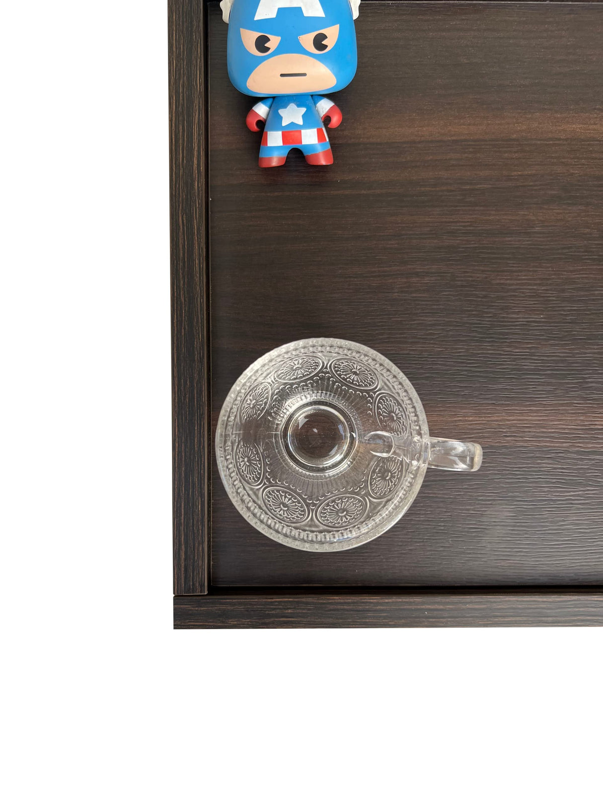 Lizipai Floating Nightstand Wall Mounted, Concealment Furniture,Night Stand with Drawer, Hanging Bedside Table （Night Falls Black-Left-Big） Lizipai