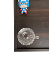 Lizipai Floating Nightstand Wall Mounted, Concealment Furniture,Night Stand with Drawer, Hanging Bedside Table （Night Falls Black-Left-Big） Lizipai