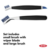OXO Good Grips Deep Clean Brush Set, Blue OXO