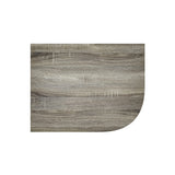 Furinno Pasir 4-Tier Corner Open Shelf Bookcase, French Oak Furinno