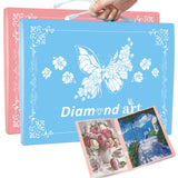 MUFEKUM 2 Pack A3 Storage Book for Diamond Painting, Handheld Diamond Art Portfolio Folder with 30 Pocket, Diamond Art Storage Book for 12”x16” Diamond Painting Photo Picture MUFEKUM