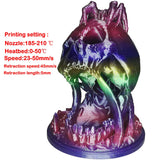 Stronghero3D PLA 3D Printer Filament 1.75mm,Chameleon,Color Change Filament, Rainbow,Muticolor Filament,Accuracy +/-0.05mm Net Weight 1kg(2.2lbs) forr Ender3 Cr10 Stronghero3D