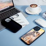 Konohan 6 Pieces Sublimation Blank Phone Case Cover Blank Printable Phone Case for DIY Customize Heat Press Rubber Protective Case (Compatible with iPhone 13) Konohan