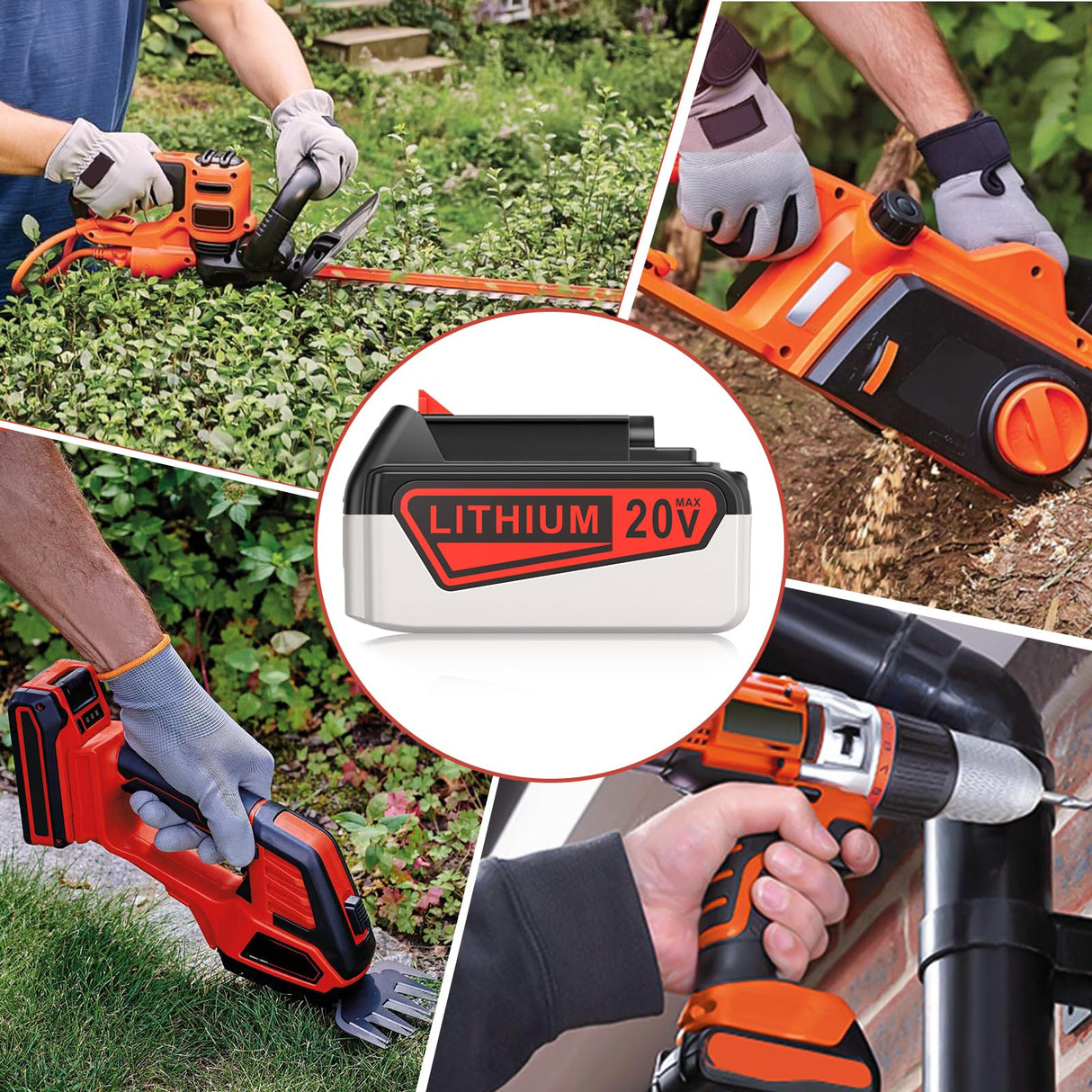 FirstPower Upgraded 7.5Ah Replacement Battery for Black and Decker 20V Lithium Battery Compatible for Black Decker 20V Battery LBXR20 LBX20 LB20 LB2X4020-OPE LBXR20B-2 LST300 LST220 FirstPower