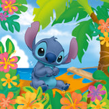 Ceaco - Disney Friends - Flower Power Stitch - 200 Piece Jigsaw Puzzle Ceaco