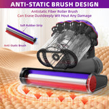 Kimdog Mattress Vacuum Cleaner 16Kpa Bed Vacuum with 253.7nm UV-C Light,140°F Heat & HEPA Filter,500W Powerful Handheld Upholstery Vacuum for Couch,Sofa & Pet Kimdog